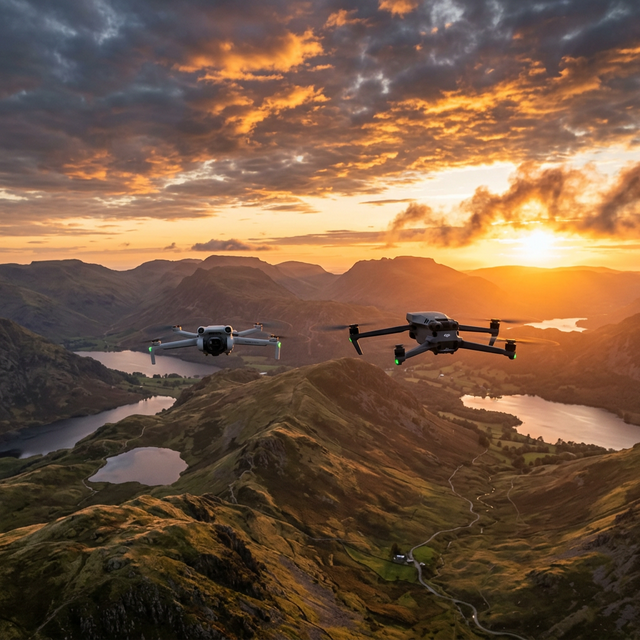 Aero 1 Lite and Aero 3 Lite drones side by side comparison