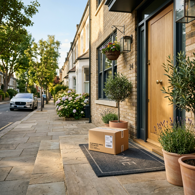 Aero 1 Lite mini drone hovering over UK countryside at golden hour