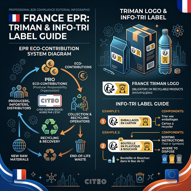 France EPR Compliance: Triman & Info-Tri Label Guide