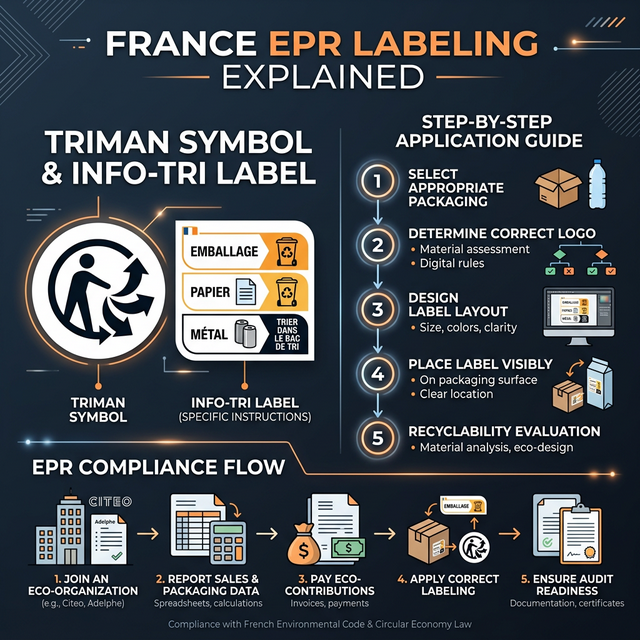 France EPR Labeling: Triman & Info-Tri Explained