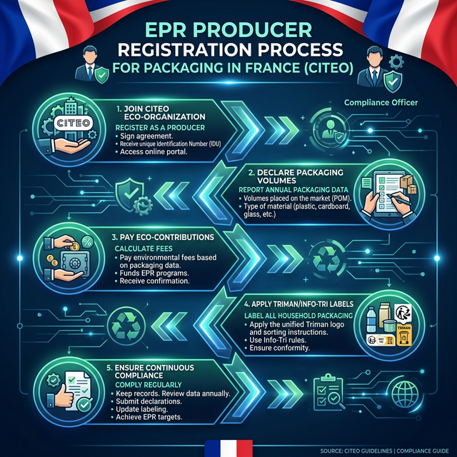 France Triman Logo & Info-Tri EPR Labelling Guide for Electronics