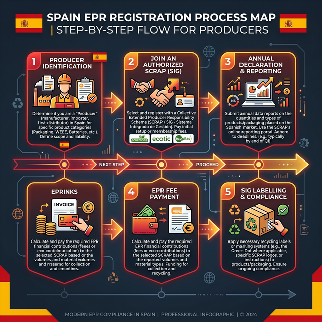 Spain EPR Registration: 2025 Fees, Logos & Checklist