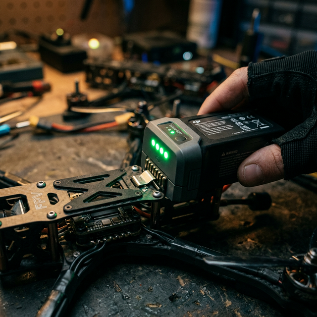 Family enjoying flying drones in a UK park
