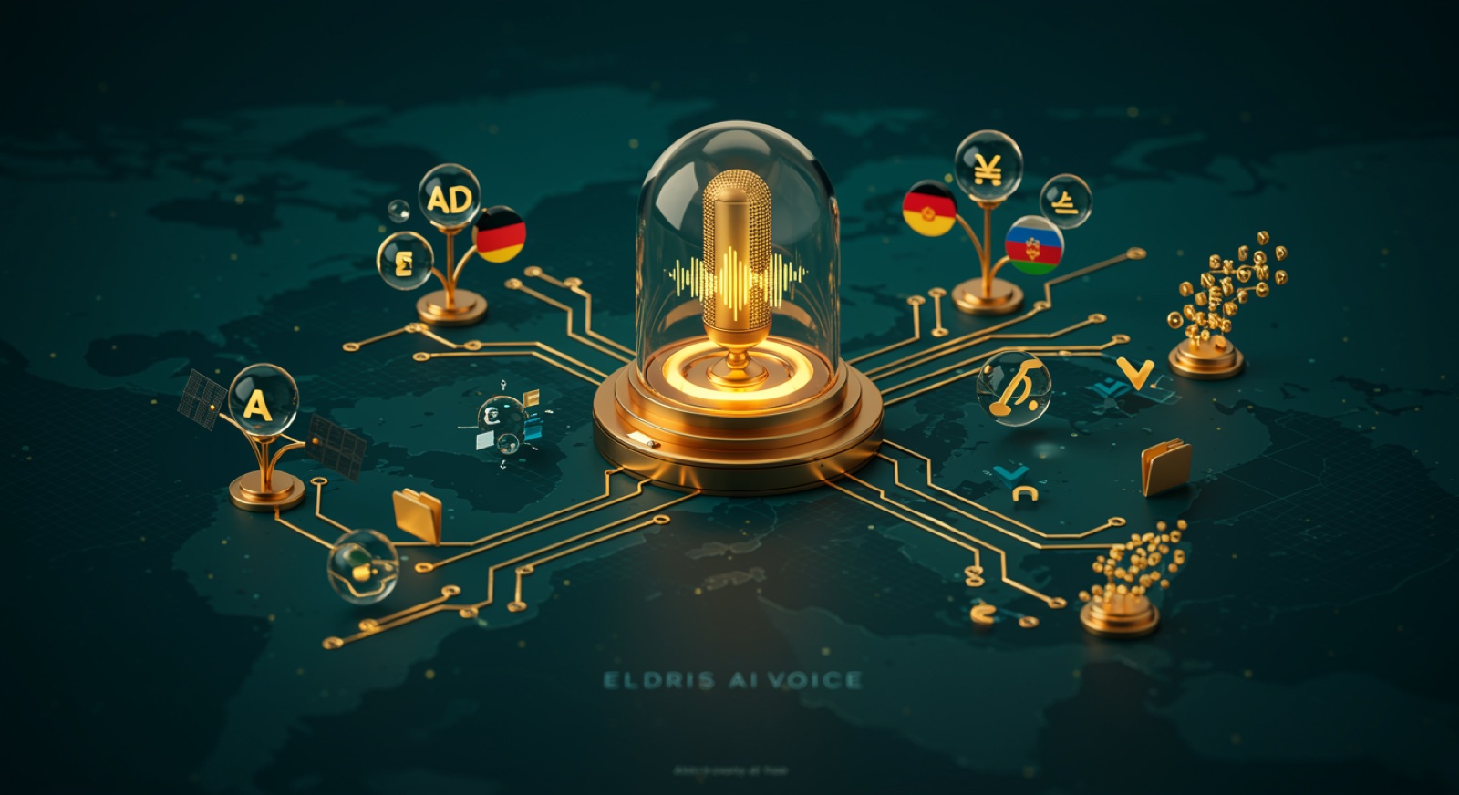 Eldris Voice — six languages bundled standard