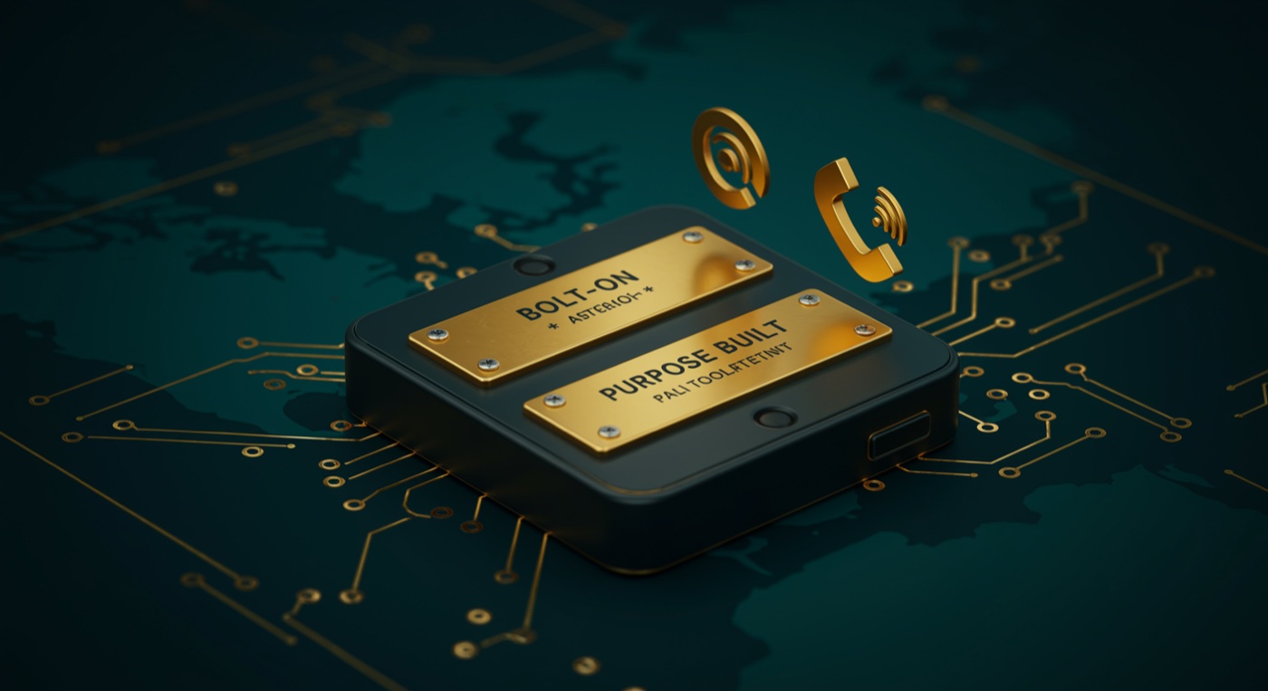 Bolted-on versus Purpose-built pricing plaques with receiver icons