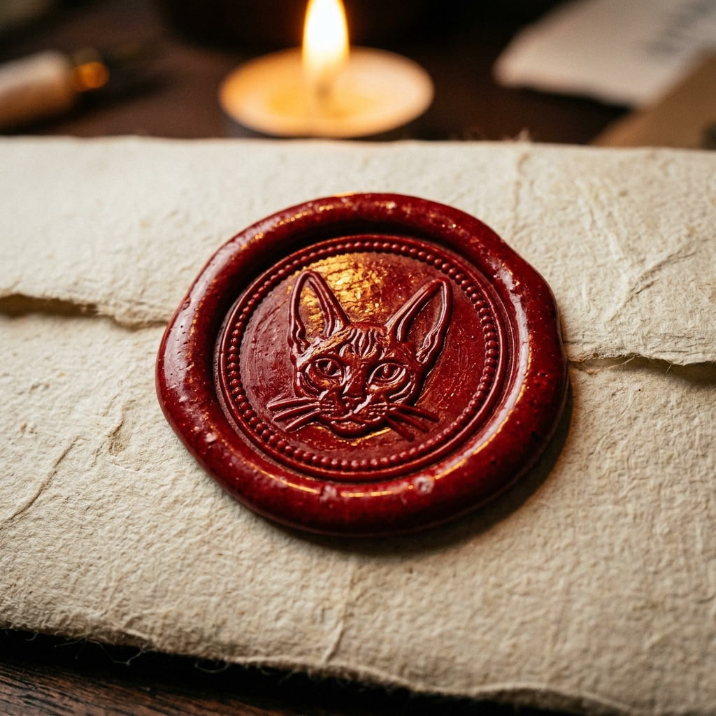The official seal of the Cait Sìth Foundation — Custodiendum et narrandum