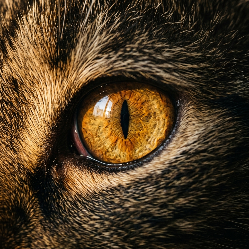 The amber eye of the Cait Sìth — the mark of fairy sovereignty in Highland tradition