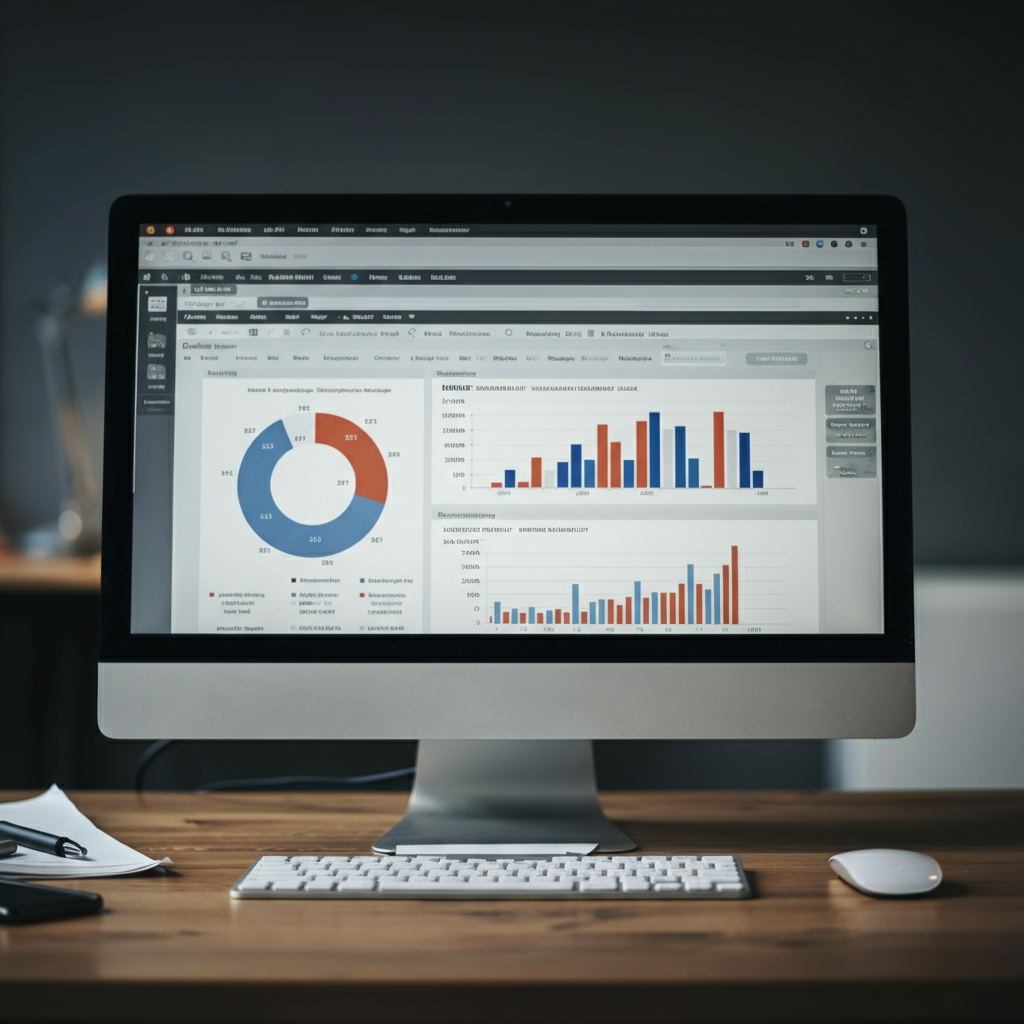 A hand points to a printed report showing high email bounce rates caused by fake email verifiers, in a modern British office meeting room.