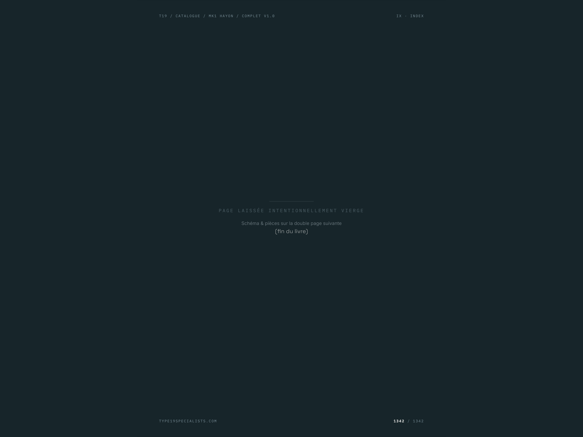 Catalogue Mk1 Golf — Quatrième de couverture