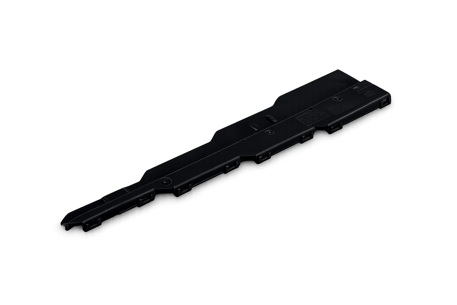 MK2 Golf 16v ignition lead carrier — isometric view showing full length and side profile