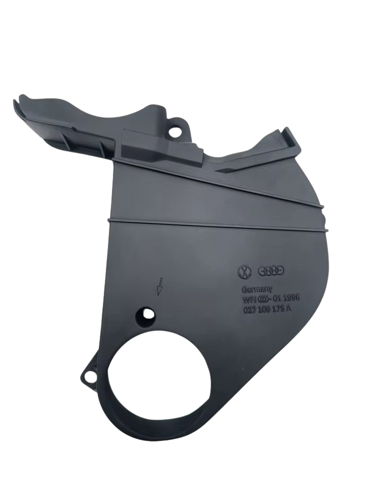 MK2 Golf 16v lower timing cover — reproduction part 027 109 175 A on transparent background
