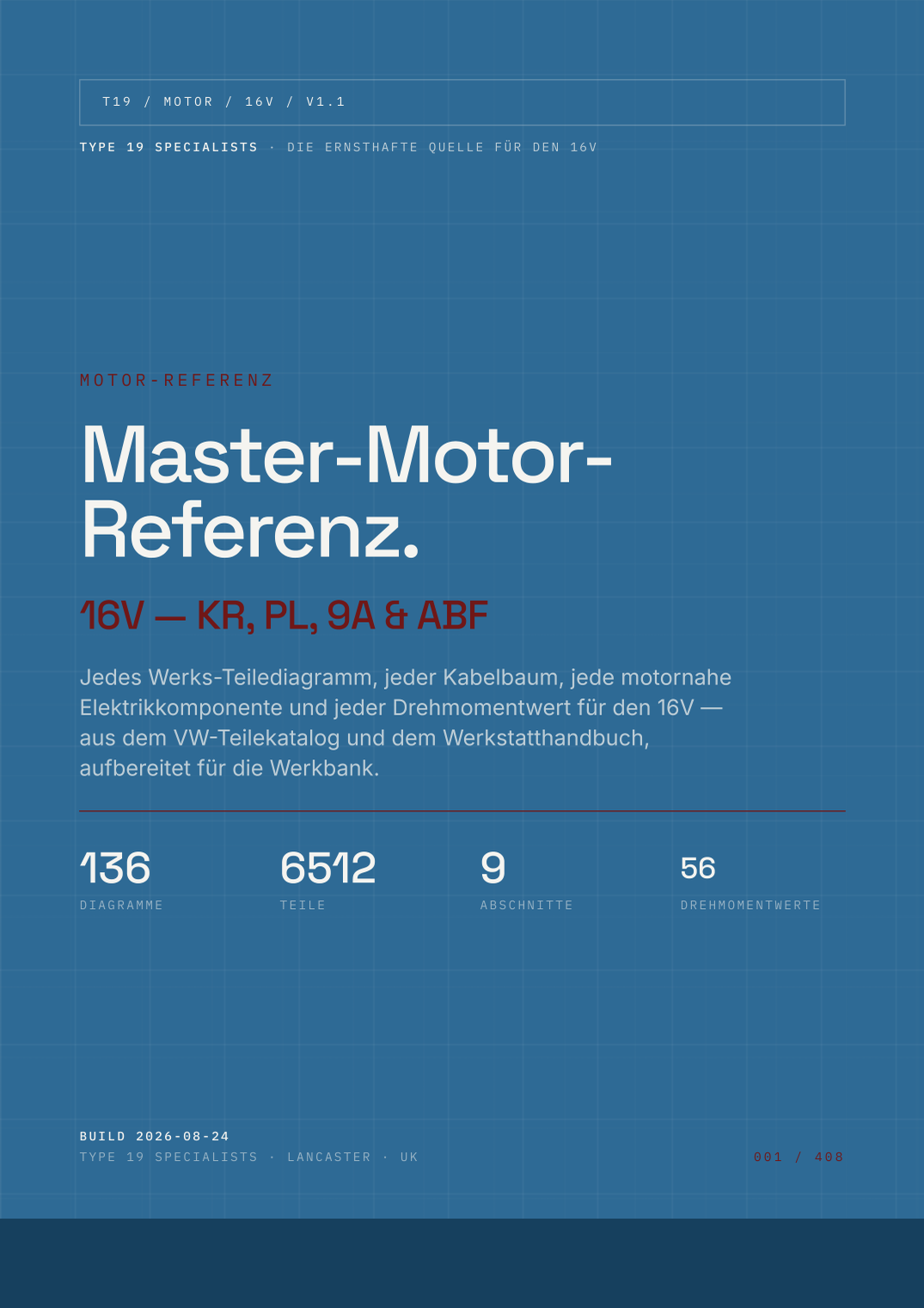 Master-Motor-Referenz — 16V