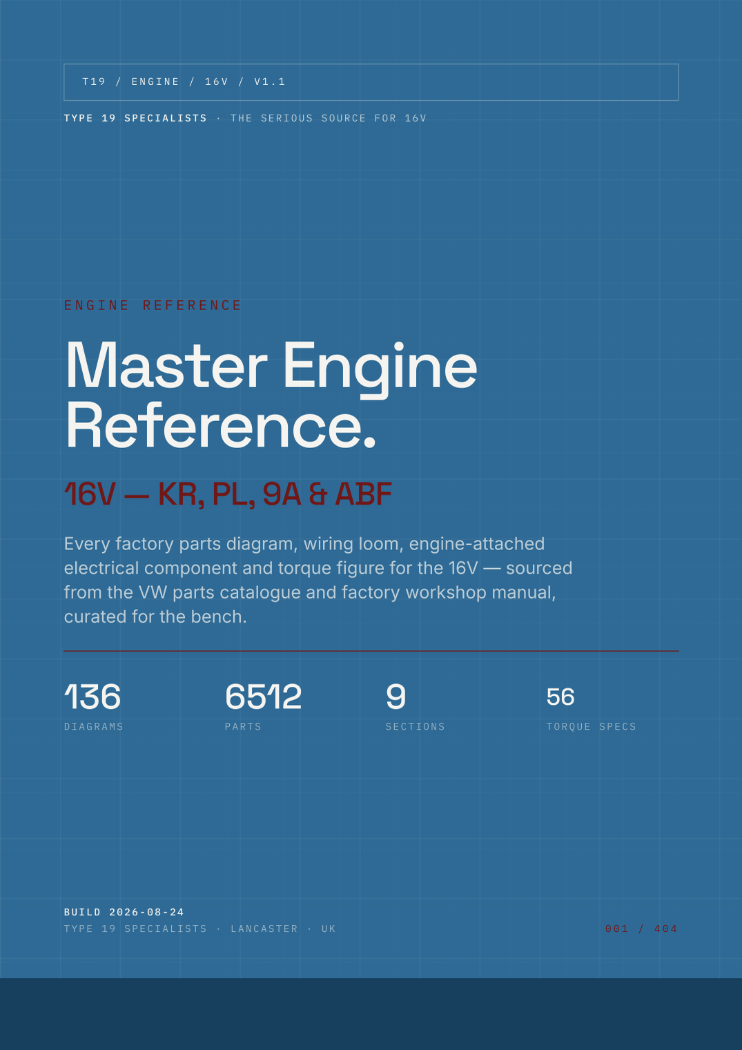 Master Engine References