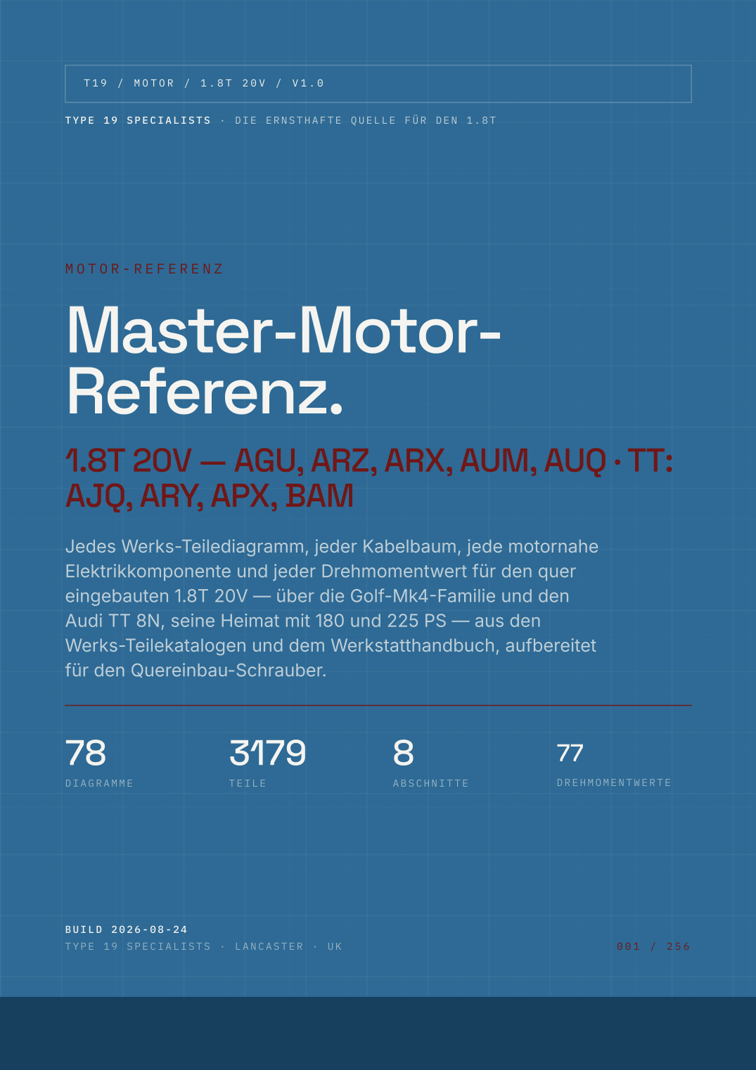 Master-Motor-Referenz — 1.8T 20V — Titelseite