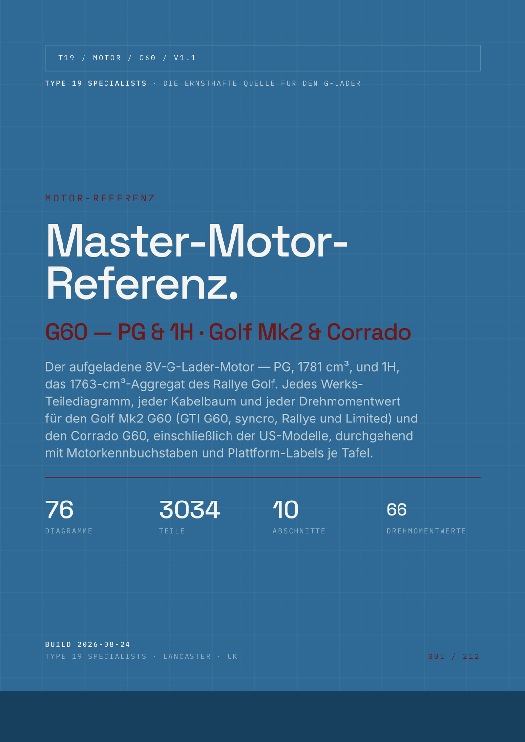 Master-Motor-Referenz — G60 — Titelseite